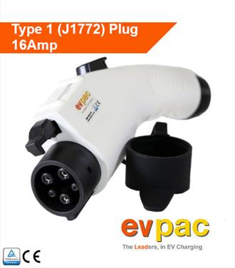 Type 1 16Amp Plug for EV charging lead