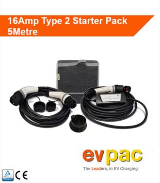 16Amp Type 2 (62196-2) Straight Cable Starter Pack