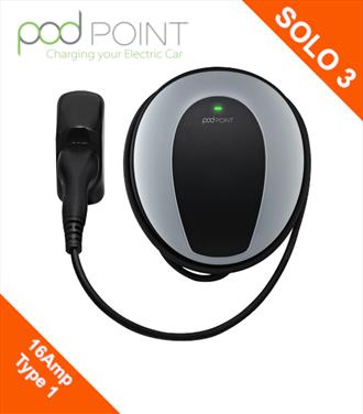 PodPoint SOLO 3 16Amp Type 1 (J1772) Tethered